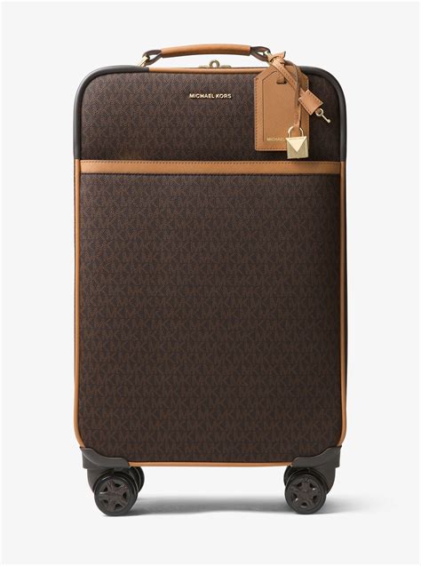 used michael kors italian signature leather suitcase|Michael Kors luggage set outlet.